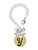 Gold-tone Large Disc Letter - Y - Bow Charm Accessory for Tumblers and Thermal Cups