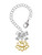Gold-tone Lotus Outline - Bow Charm Accessory for Tumblers and Thermal Cups