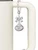 Silver Plated Keep Calm and Travel On - Bow Charm Accessory for Tumblers and Thermal Cups