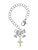 Gold-tone Small Crystal Cross - Bow Charm Accessory for Tumblers and Thermal Cups