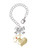 Two-tone Nurse's Prayer Heart - Healing Hand - Bow Charm Accessory for Tumblers and Thermal Cups