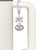 Silver Plated Keep Calm and Bake On - Bow Charm Accessory for Tumblers and Thermal Cups