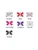 Silver Plated Keep Calm and Cruise On - Bow Charm Accessory for Tumblers and Thermal Cups