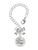 Silver Plated I Love You to the Moon and Back - Bow Charm Accessory for Tumblers and Thermal Cups