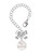 Silver Plated Te Quiero Disc - Bow Charm Accessory for Tumblers and Thermal Cups