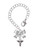Silver Plated Mini Caduceus - Bow Charm Accessory for Tumblers and Thermal Cups