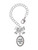 Silver Plated Lord Guide Me - Bow Charm Accessory for Tumblers and Thermal Cups