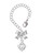 Silver Plated Card Suits - Bow Charm Accessory for Tumblers and Thermal Cups