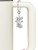 Silver Plated Small ''Best Friend'' Heart - Bow Charm Accessory for Tumblers and Thermal Cups