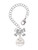Silver Plated Je T'aime Disc - Bow Charm Accessory for Tumblers and Thermal Cups