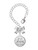 Silver Plated Domed You are more Loved - Bow Charm Accessory for Tumblers and Thermal Cups