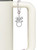 Silver Plated Rescue Mom Infinity Ring - Bow Charm Accessory for Tumblers and Thermal Cups