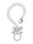 Silver Plated Rescue Mom Infinity Ring - Bow Charm Accessory for Tumblers and Thermal Cups
