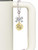 Gold-tone I Love You to the Moon and Back - Bow Charm Accessory for Tumblers and Thermal Cups