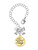 Gold-tone I Love You to the Moon and Back - Bow Charm Accessory for Tumblers and Thermal Cups
