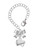Silver Plated Mini Megaphone - Bow Charm Accessory for Tumblers and Thermal Cups