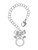 Silver Plated Grandmother Eternity Ring - Bow Charm Accessory for Tumblers and Thermal Cups