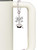 Silver Plated 3-D Graduation Hat with 2024 - Bow Charm Accessory for Tumblers and Thermal Cups
