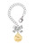 Gold-tone Te Amo Disc - Bow Charm Accessory for Tumblers and Thermal Cups
