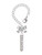 Silver Plated Balance Bar - Bow Charm Accessory for Tumblers and Thermal Cups