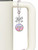 Silver Plated Domed Multi Color CVT - Bow Charm Accessory for Tumblers and Thermal Cups