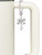 Silver Plated Mini Hamsa Hand - Bow Charm Accessory for Tumblers and Thermal Cups
