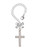 Stainless Steel Jeremiah 31:3 - Everlasting Love Engraved Cross - Bow Charm Accessory for Tumblers and Thermal Cups