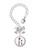 Silver Plated Domed Ballet Dance Instructor - Bow Charm Accessory for Tumblers and Thermal Cups