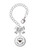 Silver Plated Domed Class of 2025 - Bow Charm Accessory for Tumblers and Thermal Cups