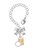 Two-tone Boy Silhouette in Heart - Bow Charm Accessory for Tumblers and Thermal Cups
