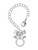 Silver Plated Mama Eternity Ring - Bow Charm Accessory for Tumblers and Thermal Cups