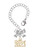 Gold-tone Class of 2023 - Bow Charm Accessory for Tumblers and Thermal Cups