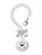 Silver Plated Domed Class of 2026 - Bow Charm Accessory for Tumblers and Thermal Cups