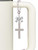 Stainless Steel 1.3" Cross - Bow Charm Accessory for Tumblers and Thermal Cups