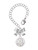 Silver Plated Baby on Board with Feet - Bow Charm Accessory for Tumblers and Thermal Cups