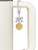 Gold-tone Engraved Class of 2025 - Bow Charm Accessory for Tumblers and Thermal Cups
