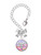 Silver Plated Domed Multi Color RMA - Bow Charm Accessory for Tumblers and Thermal Cups