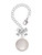 Silver Plated 20mm Round Locket - Bow Charm Accessory for Tumblers and Thermal Cups