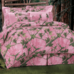 Pink Camo Bed Sets