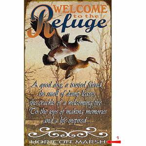 Refuge Sign - 23 x 39 Refuge Sign - 23 x 39