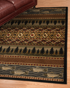 Trout and Pine Tree Rug Collection