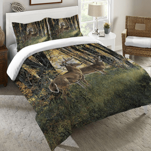 Autumn Forest Scene Bedding Collection