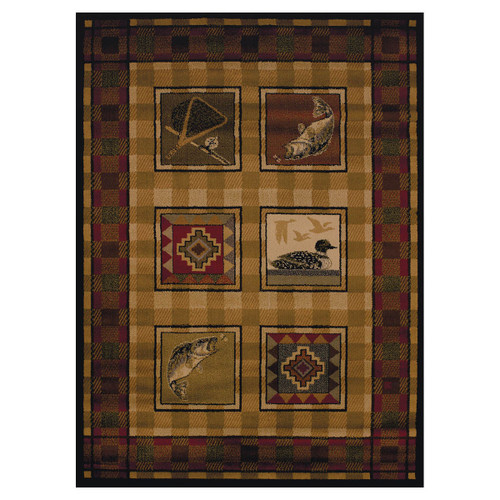 Tribal Huntsman Rug - 8 x 11