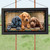 Three Pups Stained Glass Art