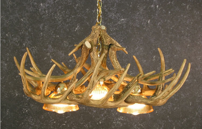 Whitetail deer antler chandelier deals