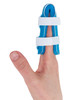 Aluminium 'Sugar Tong Finger Splint | In Use, Side View | Physical Sports First Aid