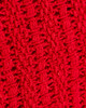 Red Stretcher Blanket alt. View | Close-Up of Cellular Cotton Structure | Physical Sports First Aid