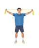 Moves Band | Latex Resistance Band | Used for Lat Exercise by Man | Physical Sports First Aid