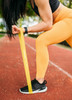 Moves Loop Resistance Band | Woman Using for Exercise, Showing Stretch | Physical Sports First Aid