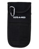 Tote-A-Med Canvas EpiPen Pouch | Black | Front Panel View